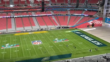 El vídeo del estadio de la Super Bowl a 4 días del partido que arrasa en USA: alucinen con lo que hace el césped