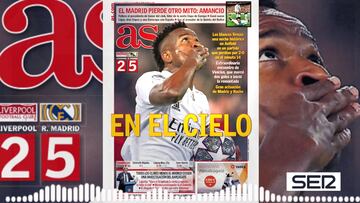 El show de Vini en su noche de mayor inspiración: Anfield fue un ‘boom’ mundial