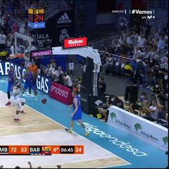 Fue un repaso y aquí ya el WiZink al completo se vino arriba con el héroe del Madrid