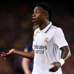 Lo que no se vio del partido de Vinicius: desde su celebración de gol a los cánticos que recibió