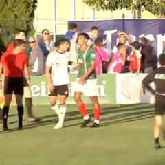 Así le fracturaron tibia y peroné a Giuliano Simeone: es terrible, la pierna colgando y la otra temblando