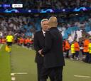 Lo de Ancelotti con Guardiola en el pitido final merece ser visto detenidamente