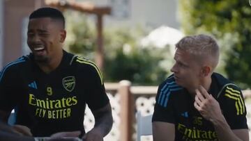 La broma macabra de Gabriel Jesús a Zinchenko sobre la guerra que ha dejado en shock a todos