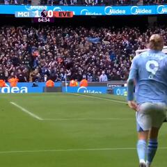 Lo de Haaland es abusivo: el golazo de pura potencia que ha hecho venirse abajo al Etihad
