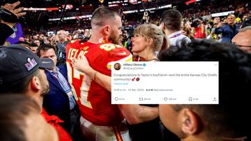 Hillary Clinton y el tweet más polémico de felicitación al "novio de Taylor Swift"