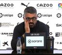 Xavi calentó a Gattuso: vean cómo saltó antes de que el periodista terminara la pregunta