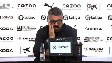 Xavi calentó a Gattuso: vean cómo saltó antes de que el periodista terminara la pregunta