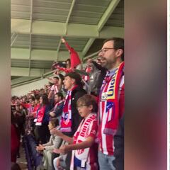 El durísimo cántico de los atléticos en Oporto contra los jugadores tras la debacle