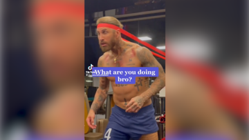 El ejercicio de Ramos que nadie entiende en TikTok: “¿Pero qué haces, tío?”