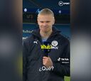 Haaland cuenta lo que le dijo a Guardiola nada más ser sustituido y privarle de un posible récord histórico