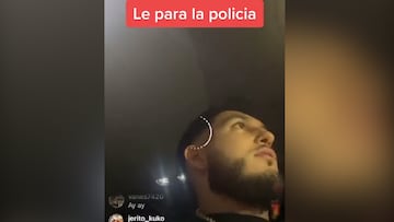 La discusión de Omar Montes con la policía tras su último concierto