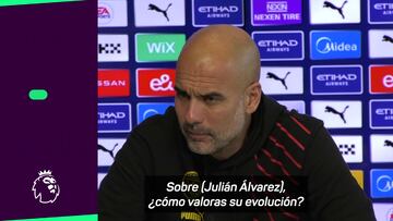 Le sentó mal la pregunta y se lo hizo saber: Guardiola, duro con un periodista por Haaland...