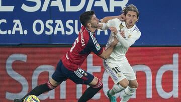 La presión alta de Osasuna ahogó al Madrid