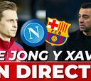 Xavi y Frenkie De Jong toman la palabra en la previa del Nápoles
