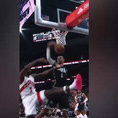 El tapón de Wembanyama que es demasiado hasta para la NBA: USA sigue alucinando...