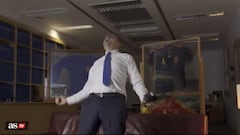 La ‘jota’ de Roncero para celebrar el 4-3 en el 116′: explotó como en las grandes noches