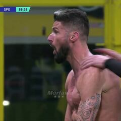 El golazo de Giroud al Spezia: uno de los mejores de la historia del Milan