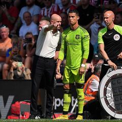 El gesto de Cristiano que da esperanzas a Ten Hag y a la afición del United