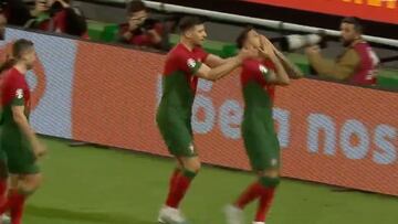 Nadie lo vio salvo él: el 1-0 de Portugal fue de Cristiano y tiene miga