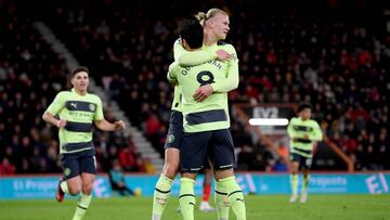 Resumen del AFC Bournemouth vs. Manchester City, jornada 25 de Premier League