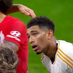 La cara de Bellingham tras ver cómo se le iba su primer título de blanco la tienen que ver