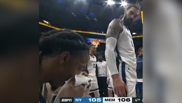 La broma entre dos compañeros que dejó estupefacto a todos los aficionados de la NBA
