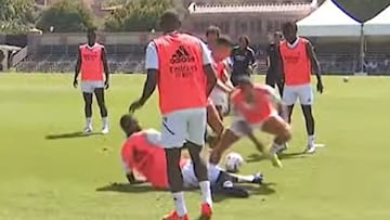 La jugada de Hazard que ha dejado helado al madridismo en Twitter: miren su tobillo