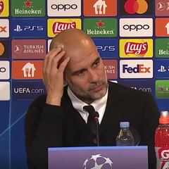 Un periodista se salta una ley no escrita en el gremio con Guardiola en rueda de prensa: vean su cara...