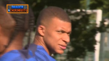 El gesto de Mbappé a la cámara de El Chiringuito después de un “Tic-tac”