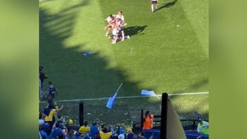 Lo que pasa cuando eres de River, le marcas a Boca y lo celebras contra La Bombonera 25″ sin moverte
