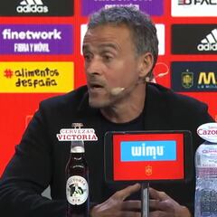 El único jugador ausente con el que tuvo el detalle Luis Enrique
