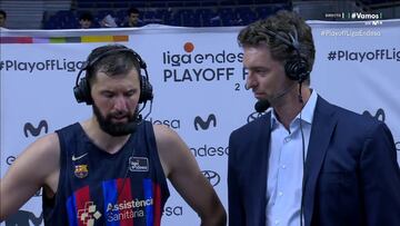 La decisión de Mirotic para alzar el título que emocionó a Pau Gasol: se lo agradeció delante de toda España