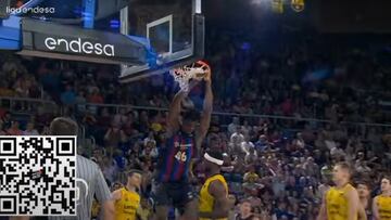 La joya de 18 años que tiene el Barça ya asombra al Palau: tremenda acción