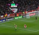Locura, frenesí y éxtasis total: la escena del gol del Arsenal en el 98′ es épica