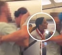 Los pasajeros reducen a un boxeador que quería abrir la puerta del avión en pleno vuelo