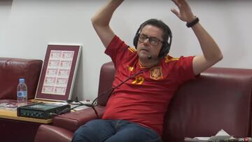 El sufrimiento de Roncero en el España-Alemania: de la ‘metralleta’ con Morata al chasco final