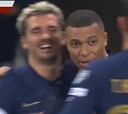 El gráfico de la TV francesa con el penalti de Mbappé que no se ve en España