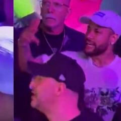 Neymar la lía en una discoteca de Brasil