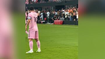 El gesto de Messi a Beckham después de marcar que provocó una sonrisa en ambos