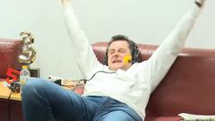 El éxtasis de Roncero con el gol de la remontada