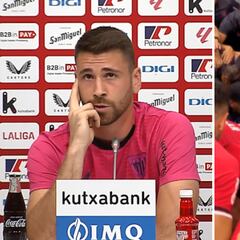 El enfado de Unai Simón por mostrar LaLiga el rezo del padrenuestro del Athletic