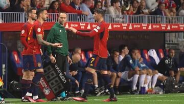 Joselu desvela el detalle de Morata al sustituirle