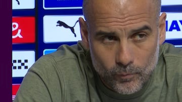 El incidente de Guardiola con un periodista en rueda de prensa: “Deberías prepararte mejor...