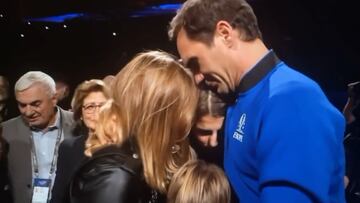 El momento m¨¢s emotivo de la noche: las palabras entre l¨¢grimas de Federer a sus hijos