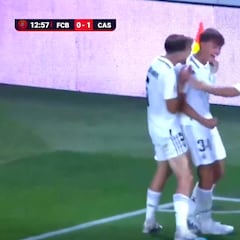 Entiendan ahora por qué dijo Kroos que tenía que entrenar con ellos: Nico Paz, qué maravilla de gol