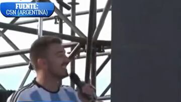 Lo que le faltaba a Dibu: se mofa de un jugador del Madrid de forma totalmente innecesaria