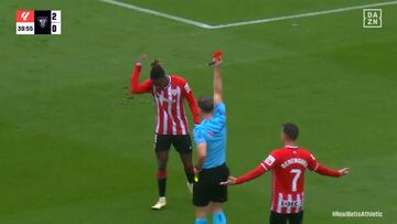 Cuadra Fern¨¢ndez, Nico Williams y Vinicius: las redes echan humo por el diferente rasero arbitral