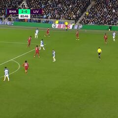 El golazo de Welbeck en el Brighton vs. Liverpool de la Premier League