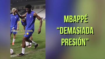 Lección de madridismo de Tchouameni a Mbappé cuando fue a vacilarle en el entrenamiento