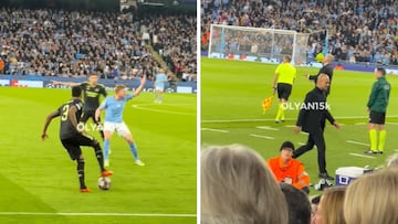 El tenso momento en el que De Bruyne mandó callar a Guardiola en pleno partido